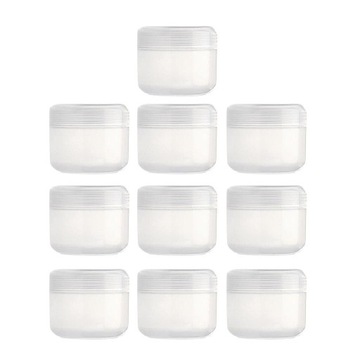 20g Empty Liquid Lotion Filled Container with Plastic Lid 50g Clear-50g