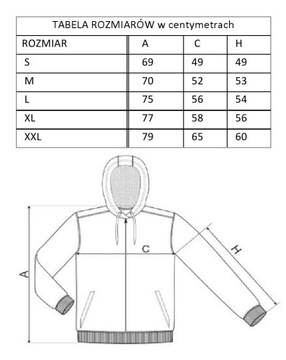 Bluza z kapturem CZACHA DISCO DJ ROCKEAGLE H186 XL