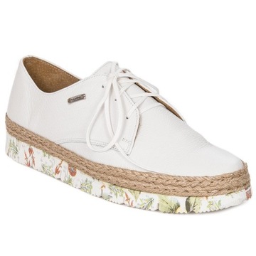 Półbuty espadryle Maciejka 02936-11 białe r.39