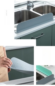 KUCHENNA PRZEGRODA WODNA TARCZA OSŁONA KRANU ZLEWY