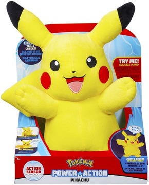 Pikachu Pokemon Maskotka Interaktywna Power Action