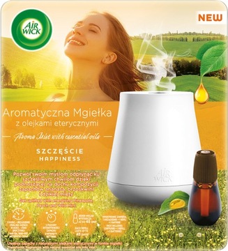 Air Wick Aromatyczna Mgiełka Mist Dyfuzor zapachu Szczęście Komplet 20 Ml