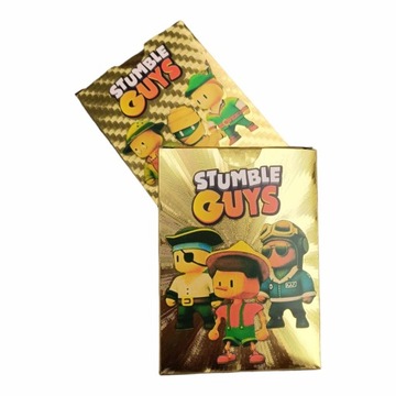 ЗОЛОТЫЕ КАРТЫ 55 ШТ. КОЛЛЕКЦИОННЫЕ КАРТЫ STUMBLE GUYS ЗОЛОТАЯ КОЛОДА