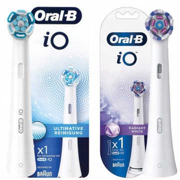 KONCÓWKA ORAL-B iO ULTIMATE CLEAN + RADIANT WHITE DO SZCZOTECZKI iO