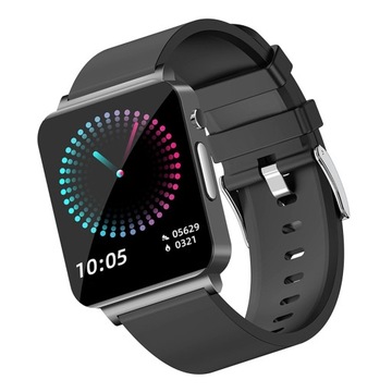Умные часы для фитнеса с сенсорным экраном, черные