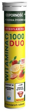 Witamina C 1000 DUO UNIPHAR 20 tabletek musujących