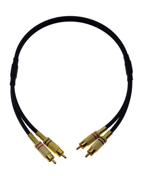 Kabel audio cinch 2RCA 2xRCA Cross-Tech R5 GOLD - 1,5m