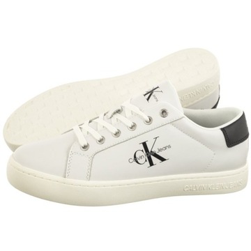 Buty Sneakersy Męskie Calvin Klein Classic Cupsole Laceup Low Białe