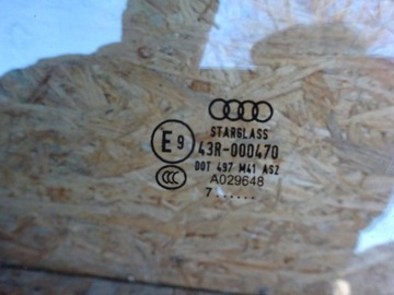 AUDI TT 8J COUPE SKLO (OKNO) DVEŘE LEVÝ 07R 2007