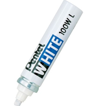 Marker olejowy PENTEL X100W-L 6,5mm biały ścięty