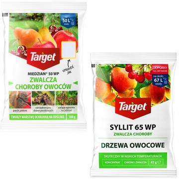 ZESTAW TARGET MIEDZIAN 50 WP 100G + SYLLIT 65 WP 45G ŚRODKI GRZYBOBÓJCZE