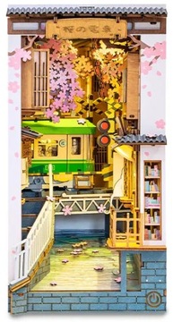 ROBOTIME SAKURA DENSYA MAGICZNY DOMEK WKŁADKA DO PÓŁKI NA KSIĄŻKI