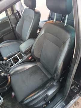 Fotele I i II 1 i 2 rząd FORD S-MAX MK1 komplet półskóra
