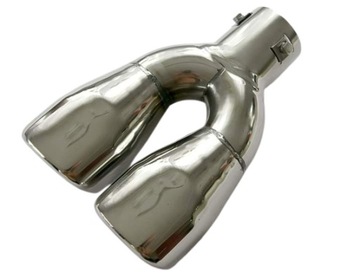 ВЫХЛОПНЫЙ НАКОНЕЧНИК, КРЫШКА, ГЛУШИТЕЛЬ INOX, ДВОЙНАЯ ТРУБА
