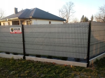 ЗАТЕНИВАЮЩАЯ СЕТКА 95% МАСКИРУЮЩАЯ 1,5х10м ПОКРЫТИЕ ЗАБОРА СЕРОЕ +УФ