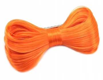 KLAMRA DO WŁOSÓW KOKARDA HAIR WŁOSY ORANGE