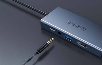 USB-АДАПТЕР ORICO HUB СТАНЦИОННЫЙ РАЗДЕЛИТЕЛЬ USB-C НА HDMI USB-A VGA AUX USB-C