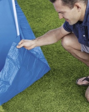 КОВРИК, ПОДКЛАДКА, БАССЕЙН BESTWAY, РАСШИРИТЕЛЬНЫЙ КАРКАС, КОВРИК, ФОЛЬГА 396x396