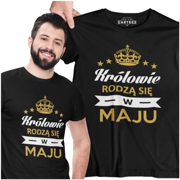 KOSZULKA MĘSKA DUŻA SUPER PREZENT URODZINY W MAJU