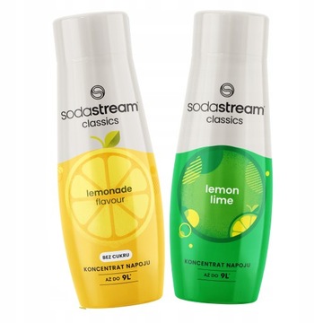 Zestaw koncentratów LEMON LIME+LEMONADE ZERO SodaStream