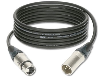 KABEL XLR KLOTZ MY206 PRZEWÓD MIKROFONOWY NEUTRIK