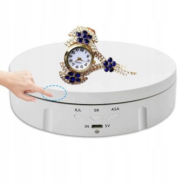 Поворотный стол, подставка для фотографий на 360°, электрическая