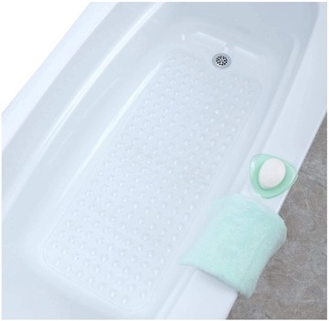 Коврик ПРОТИВСКОЛЬЗЯЩИЙ для ванной, ванны и душа SUPER STRONG 100x40см