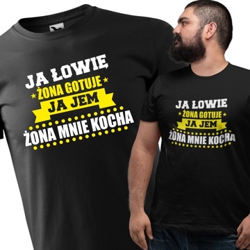 Śmieszna Koszulka dla Wędkarza Prezent dla Taty Męża na ryby XL