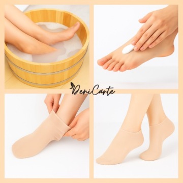 Силиконовые носки для кормления, восстанавливающие носки для сухих пяток