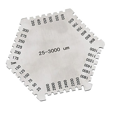 3 . Precyzyjny grzebień z mokrym filmem