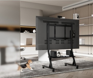 МОБИЛЬНАЯ ПОДСТАВКА НА КОЛЕСАХ ДЛЯ ТВ 45-90