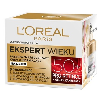 LOREAL EKSPERT WIEKU KREM PRZECIWZMARSZCZKOWY 50+