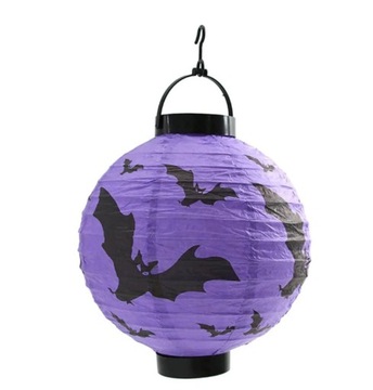 ГИРЛЯНД БУМАЖНОГО ФОНАРЯ НА ХЭЛЛОУИН СО СВЕТОДИОДНОЙ ПОДСВЕТКОЙ, 6 СТИЛЕЙ