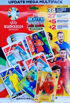 EURO 2024 TOPPS MATCH ATTAX UPDATE MULTIPACK POLSKA LEWANDOWSKI RONALDO