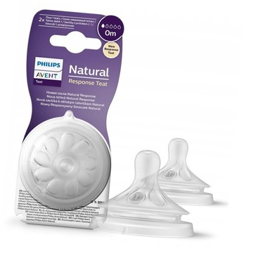 Avent Philips Smoczek Natural Response 0m 2 szt