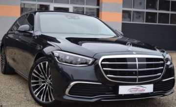 Mercedes Klasa S W223/V223 Sedan 2.9 400d 330KM 2021 Mercedes-Benz Klasa S 400 d 4 MATIC Long 9G-Tronic Head-up Dociagi Hej Mer, zdjęcie 1