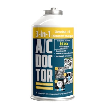 AC Doctor ZESTAW FIX 3w1 R134a Manometr Easy Clima set Klima Klimartyzacja