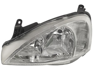 REFLEKTOR DEPO LEWY OPEL CORSA C 00-02 H7+H7