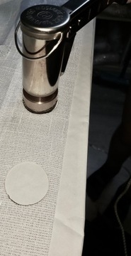 TAŚMA USZTYWNIĄJĄCA DO PRZELOTEK SZTYWNIK BIAŁA 10 SUPER FIRANA ZASŁONA