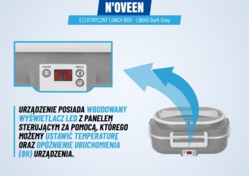 ЭЛЕКТРИЧЕСКИЙ ОБОГРЕВАТЕЛЬ КОНТЕЙНЕРА ДЛЯ ОБЕДОВ ДЛЯ ОФИСНЫХ АВТОМОБИЛЕЙ TIRA 12/24V