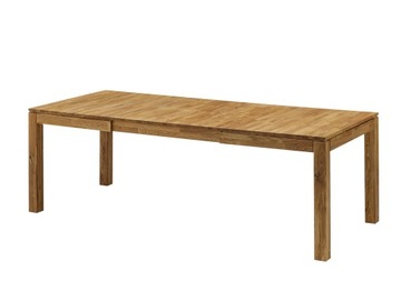 Stół Rozkładany Dębowy Lite Drewno DĄB 140 -220 cm
