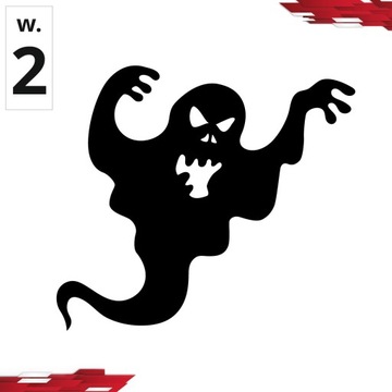 Halloween duchy duszki ghost mara nalepka naklejka