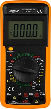 Мультиметр напряжения и тока XTREME DT9208A
