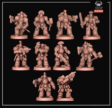 Blitz Guard of Terra Team x 10 - Minifaktura GGW