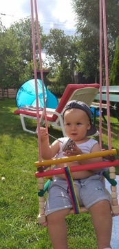 Качели из ковша (разноцветные) - для дома и дачи