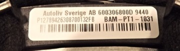 AIRBAG ULOŽENÍ ŘÍDÍCÍ SAAB 93