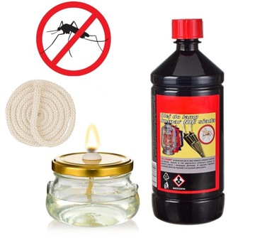 НАБОР ЛАМП: МАСЛЯНАЯ ЛАМПА, МАСЛО от КОМАРОВ + ФИТИЛЬ.