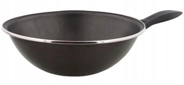 СКОВОРОДА ВОК ГЛУБОКАЯ СТАЛЬНАЯ ИНДУКЦИОННАЯ 28 см