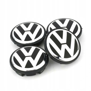 VW KAPSLE DEKIELKI DEKIELEK FELGI NOWE 65mm 4 szt
