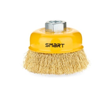 SZCZOTKA DRUCIANA GARNKOWA MOSIĄDZOWANA 75 MM M14